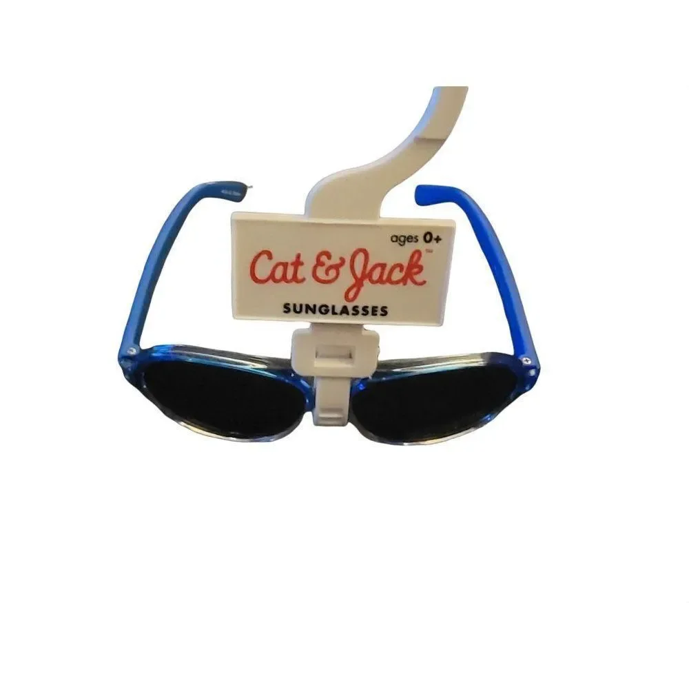 Cat & Jack Kids Blue Impact Resistant UV400 Protection Sunglasses Ages 0+